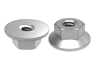 ASME B18.2.2.12 Đai ốc mặt bích lớn hình lục giác